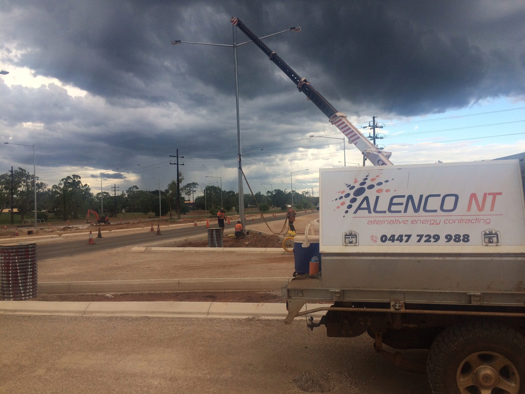 Roads and truck — Energy Contracting in Yarrawonga, NT